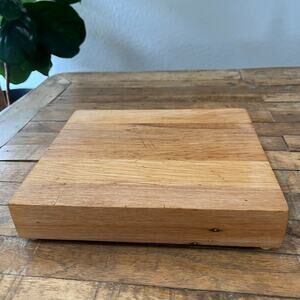 Hellerware 10.5" Footed Cheese Board Cutting Wooden Serving Tray